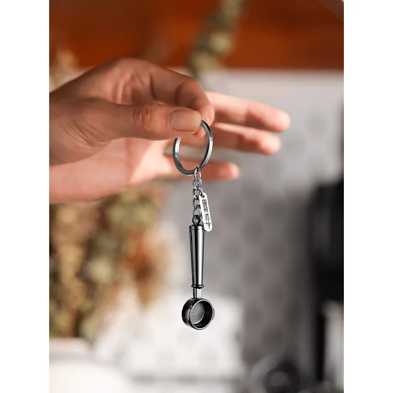 Per MHW-3BOMBER Mini Latte Art Cilindro Portachiavi Ciondolo commemorativo