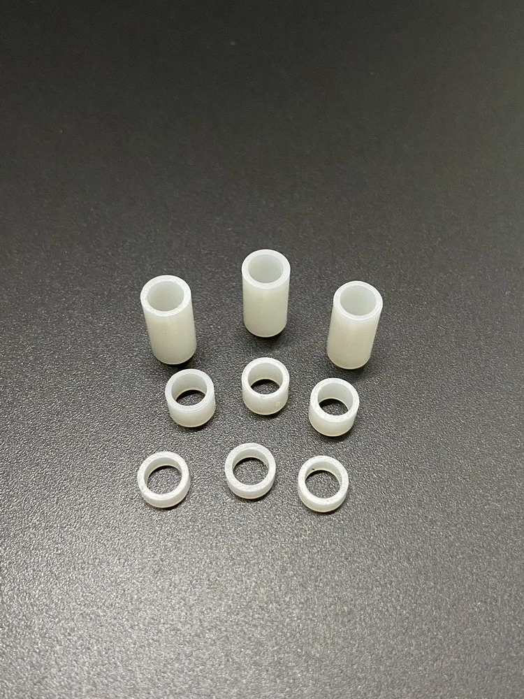 

White Plastic Insulated Screw Isolation Column round Body Hard Screw Isolating Plastic Tube Electronic Tightening Accessories