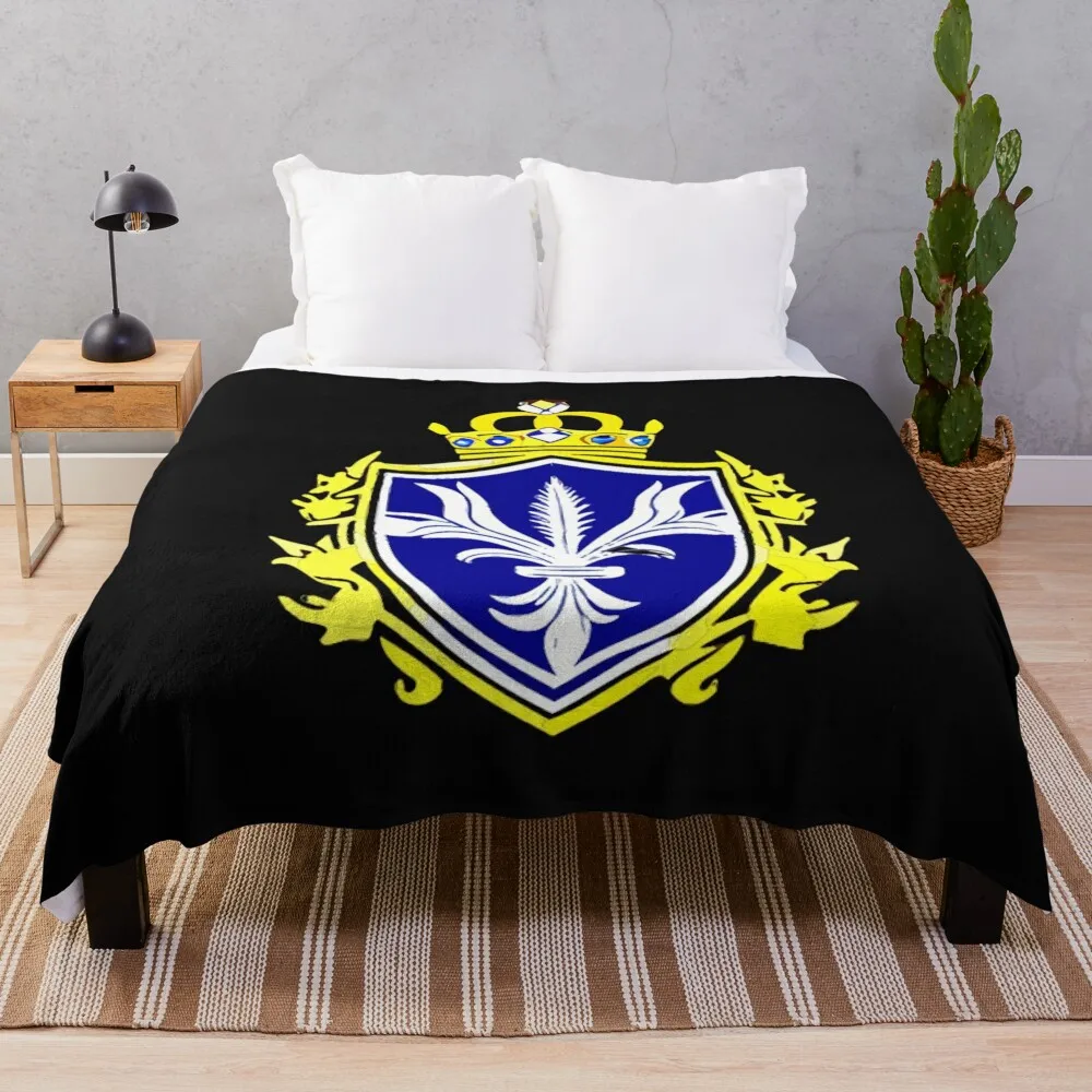 

The Crest of the Fleur-de-Lys Monarchy Throw Blanket Beautifuls for babies Kid'S Hair Blankets