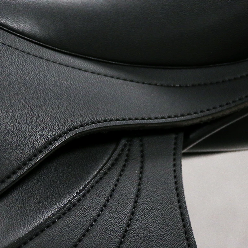 Sillín de cuero americano más vendido, sillín de caballo inglés occidental, productos para montar a caballo de cuero Real, equipo ecuestre equino