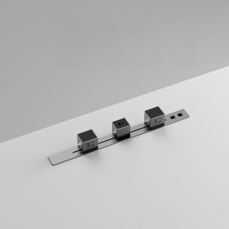 

track socket ultra-thin extremely narrow strip network high definition office conference table concealed embedded slide