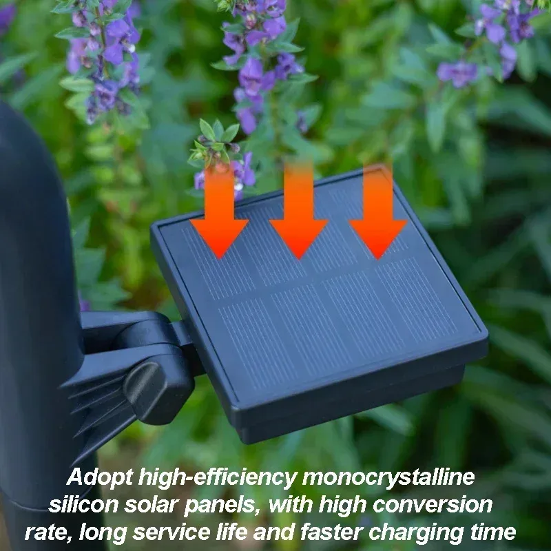 1-4 قطعة الأضواء السوبر مشرق الإضاءة في الهواء الطلق الشمسية مصباح ليد IP55 مقاوم للماء مصابيح الحديقة مسار الضوء لحديقة الممشى ديكور #2