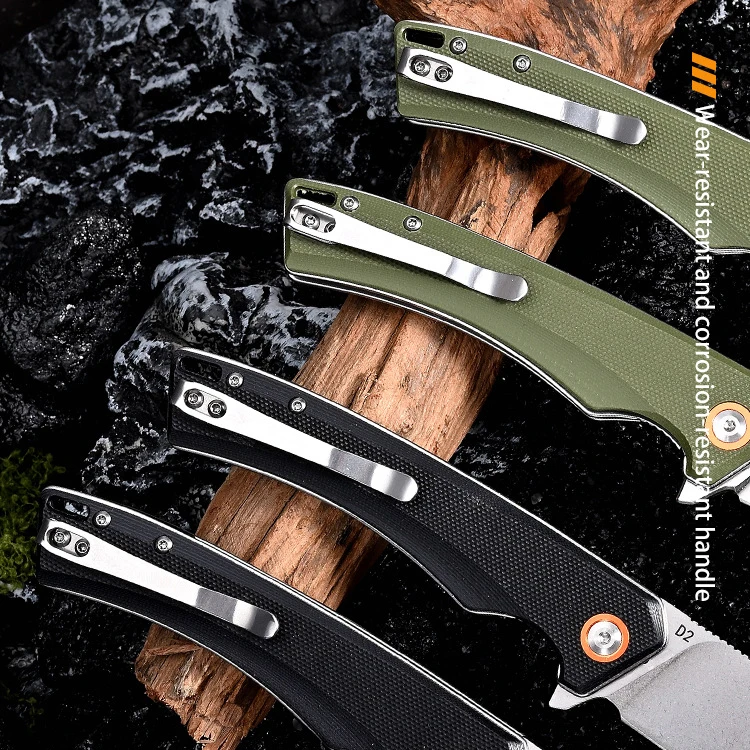FREETIGER Folding Pocket Knife D2 Blade G10 Handle Outdoor Tool for Camping Hunting Survival Hiking EDC Fold Pocket Knives FT924 view 4