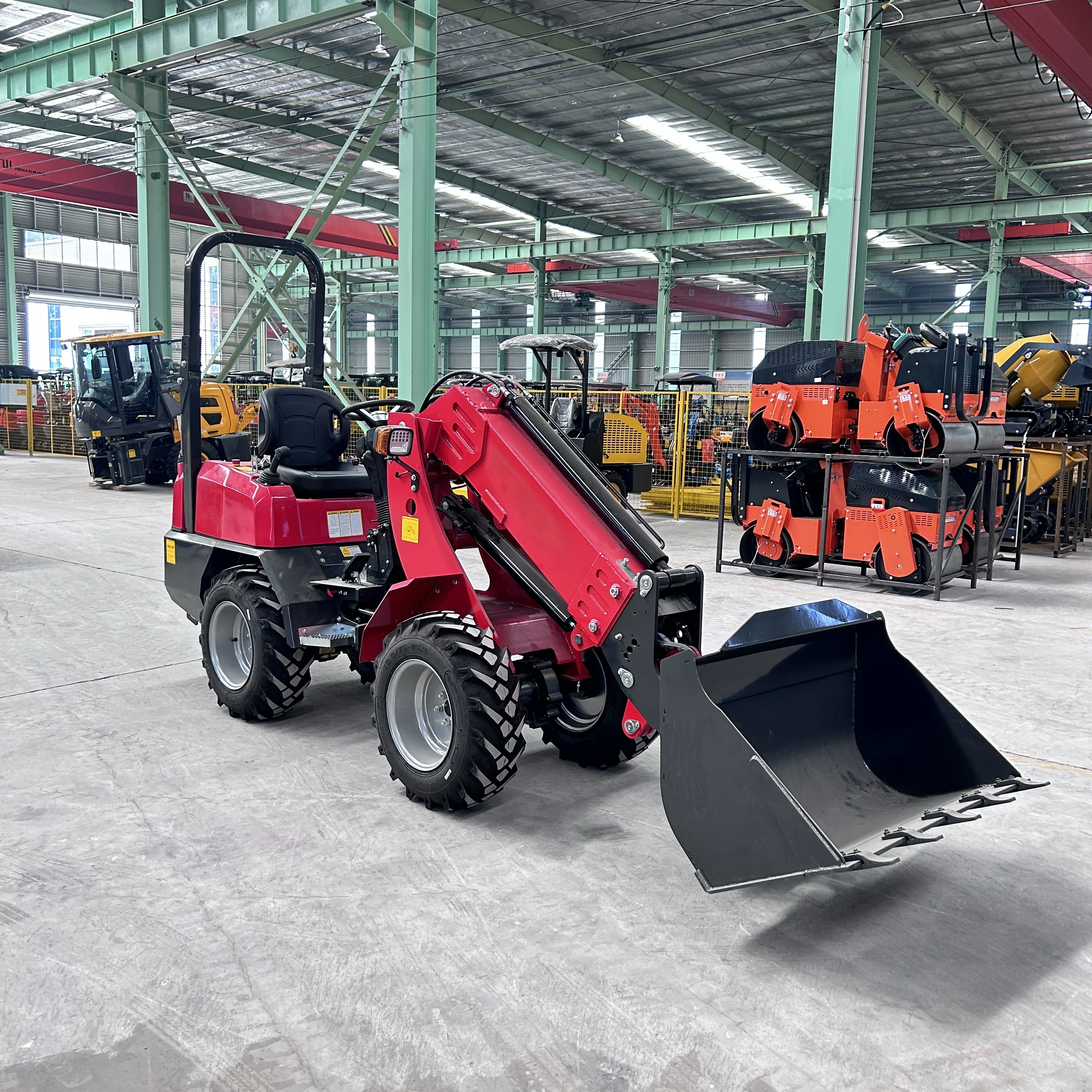 حار بيع CE المعتمدة لرافعة عجلات الديزل تسليم سريع جرافة ذراع تلسكوبي الساخن بيع