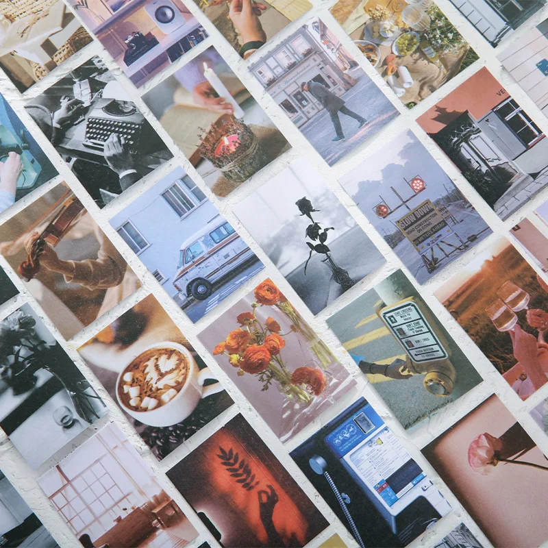 50 pcs Fresh art hand tent DIY diary Mini sticker book Creativity Stationery Diy Diary Album Scrapbooking Material