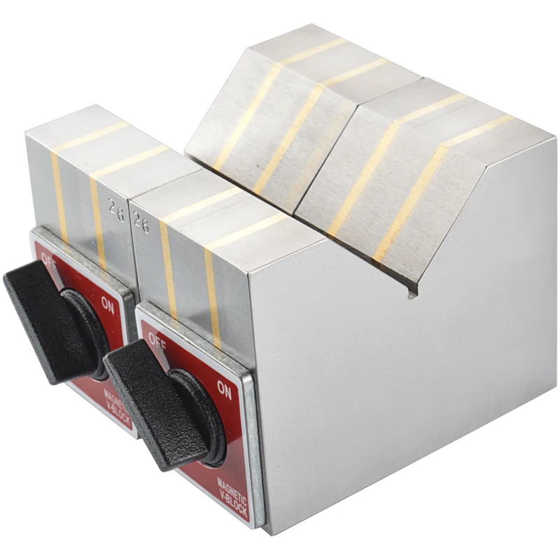 

Набор магнитных V-образных блоков, 7K и 12K для фрезерования, сверления и электроэрозионной обработки проволоки, магнитный угловой зажим