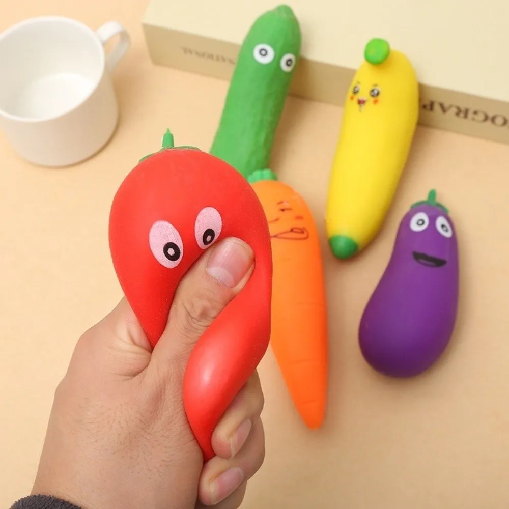 Stretchable Design Vegetable Squeeze Squeeze Function Slow Rebound Stress Relief Fidget Decor Anti-Anxiety Feature