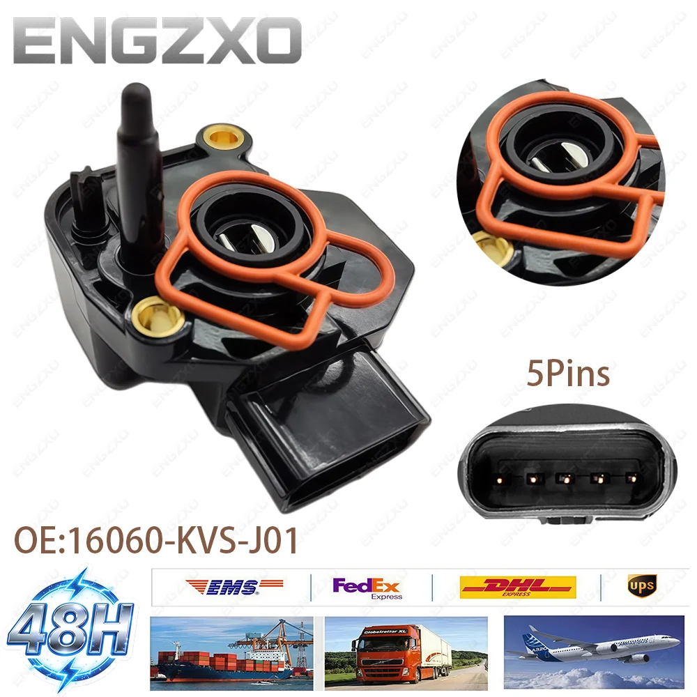 

High Quality Throttle Position Sensor 16060-KVS-J01 5Pins For Honda SH125 SH150 RS150 CB190 R Motorcycle Throttle 16060KVSJ01