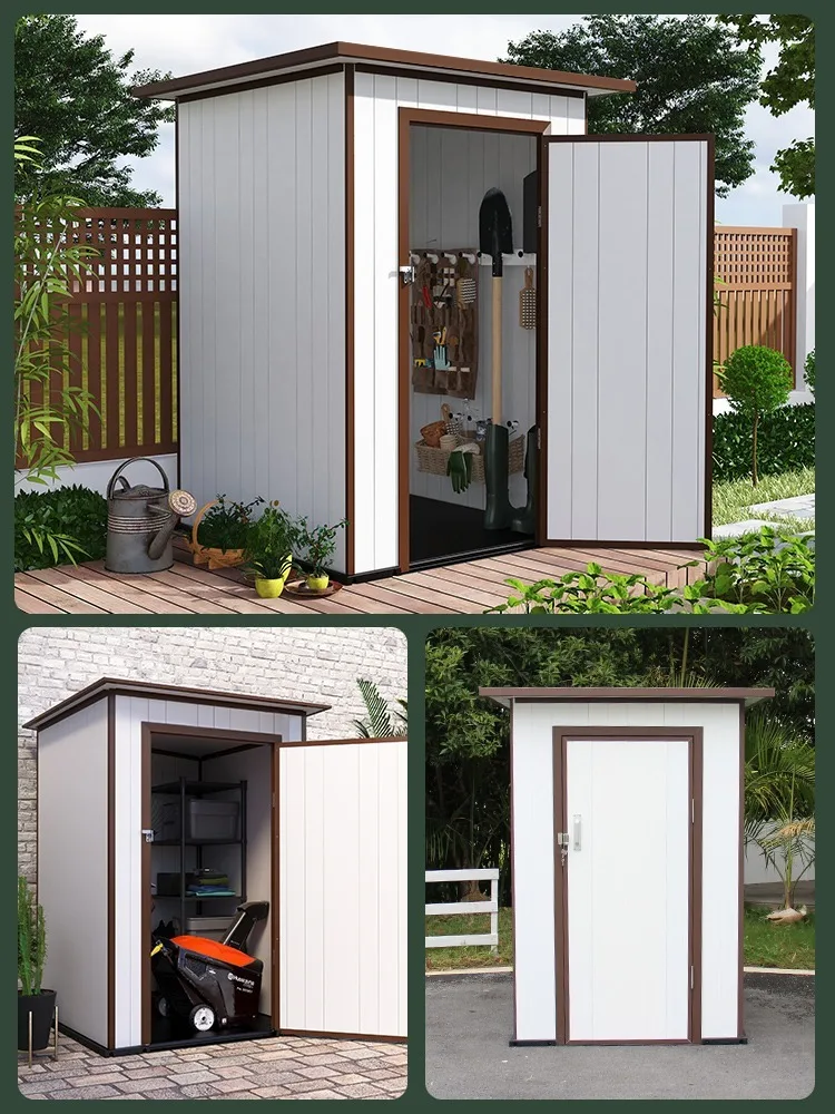 Outdoor storage tools, outdoor garden utility room courtyard combination box waterproof sunscreen gardening rainproof locker