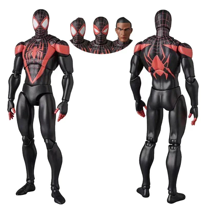 Spiderman 2099 Anime Figur Spiderman Across The Spider-Verse Teil One Shf Action Figur Modell Statue Spielzeug Schreibtisch Dekor Kind Geschenk – Detail 8