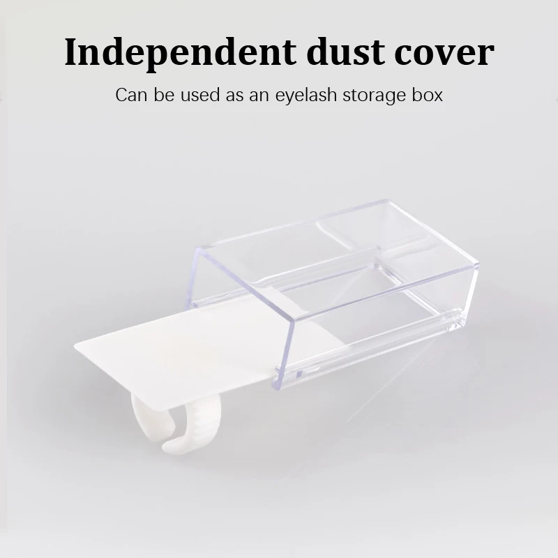 Séparateur de cils pour Nail Art, support de palette de colle pour tatouage, anneaux d'extension de cils, supports de pigments adhésifs, outils de beauté des doigts