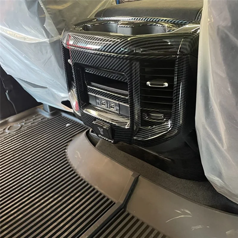 

Car Interior Decoration Parts Accessories Rear Air Conditioning Vents Cover Trim For Dodge RAM Trucks 2023 2024