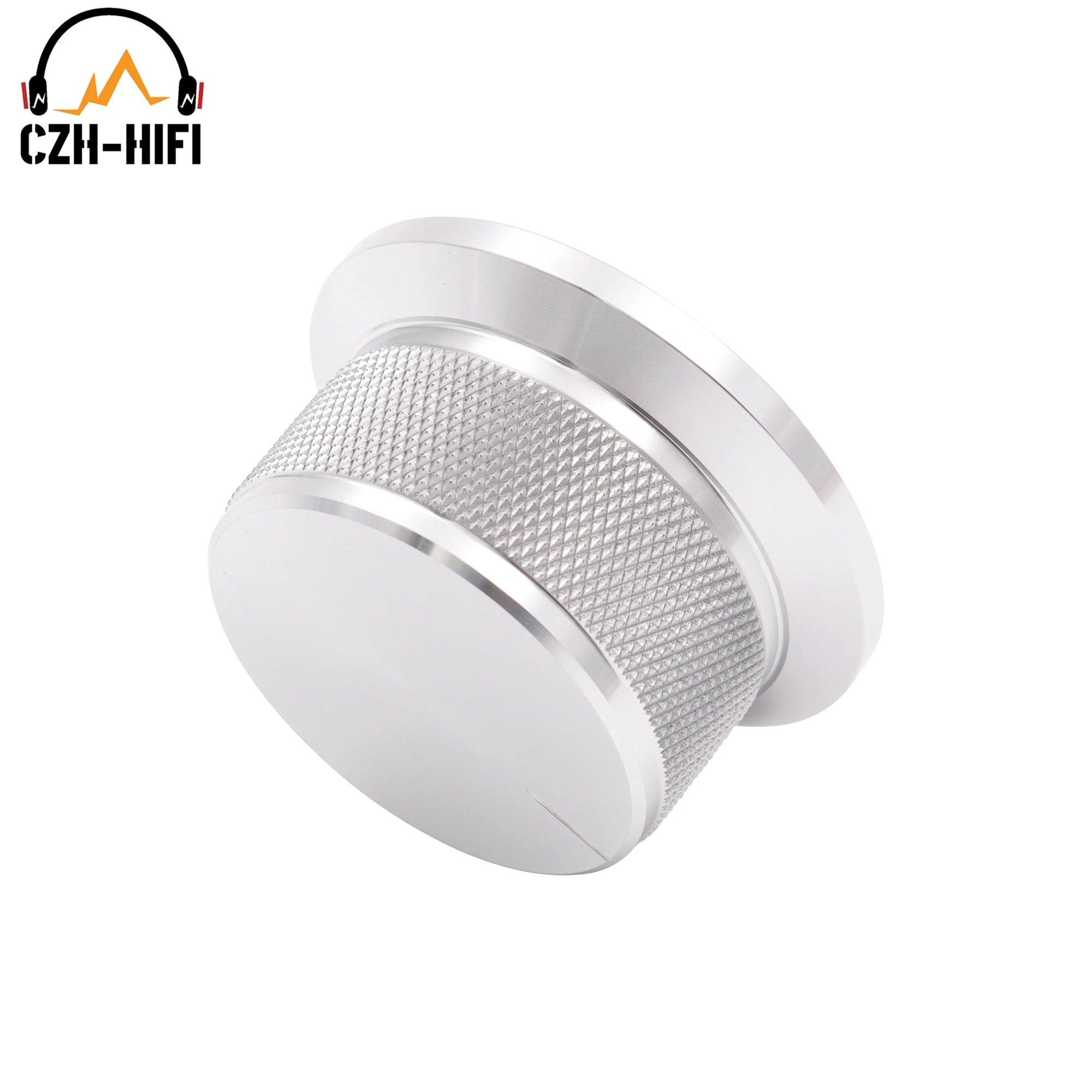 1pc 50x25mm Audio Volume Control Knob CNC Gefräste Solide Aluminium Knob für CD-Player Verstärker Radio plattenspieler Lautsprecher Gitarre – Detail 12