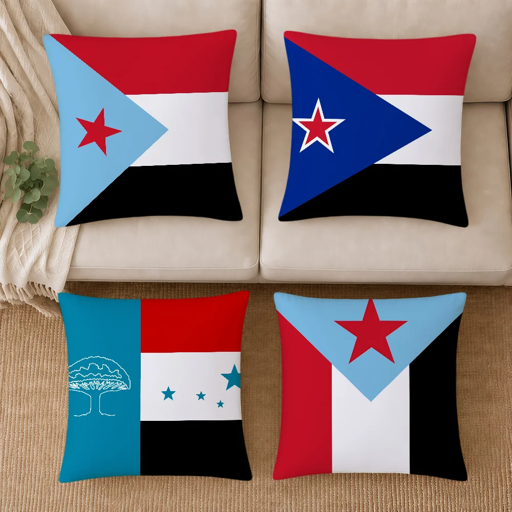 National South Yemen cushion cover soft pillowcase Double Sided Sofa Home Living Room Decor bed hogar pillowcover gift