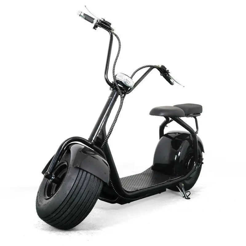 Electric motorcycle car adult intelligent electric skateboard large wheel two-seat electric vehicle