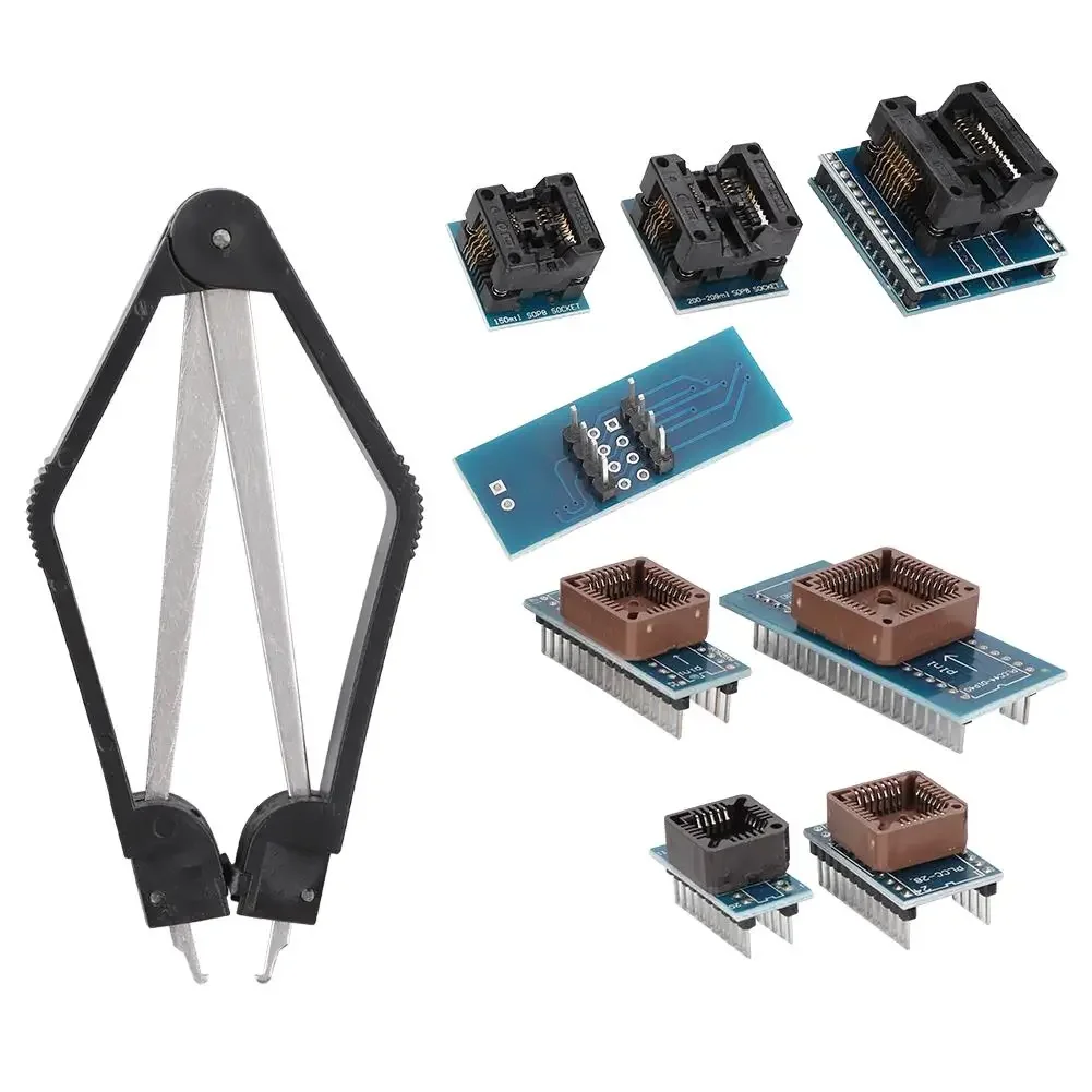 

9 Piece Programmer Adapters Sockets Kit for TL866CS TL866A EZP2010 IC Extractor