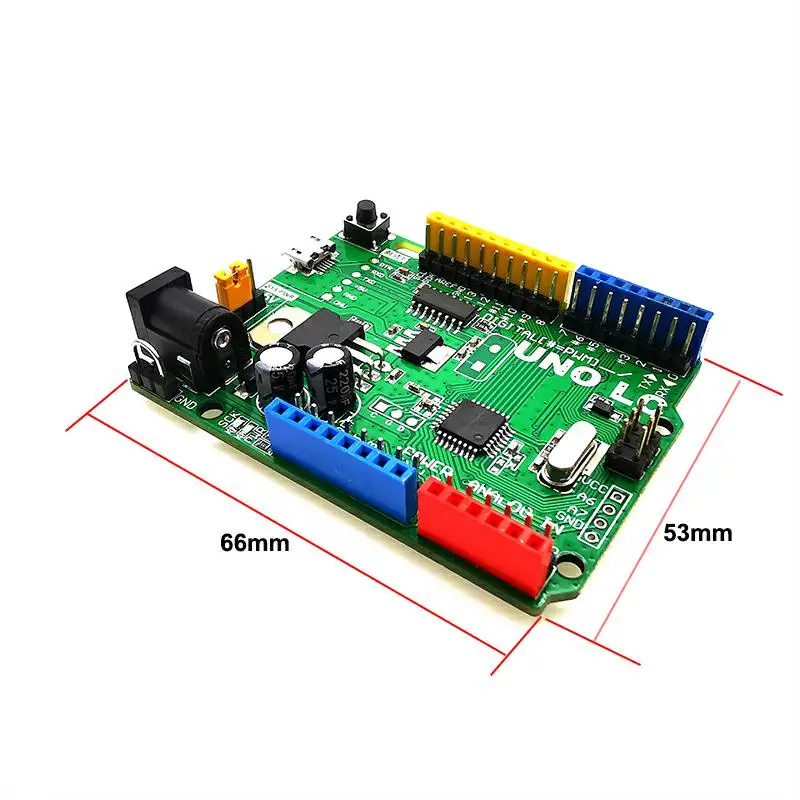 MassDuino UNO LC 5V 3.3V Arduino UNO互換開発ボード 低価格高性能 10/12/16ビットADC