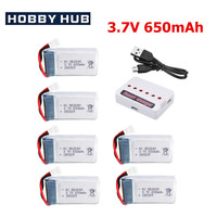 852540 3.7V 650mAh lipo Battery and Charger For SYMA X5C X5C-1 X5 H5C X5SW RC Drone Parts 3.7V Li-PO Rechargeable Battery