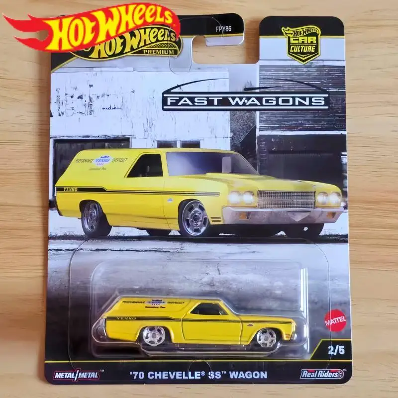 

Hot Wheels Premium Car Culture Fast Wagons 70 Chevelle SS Wagon 1:64 Diecast Alloy Metal Car Model Collectible Toy Holiday Gifts