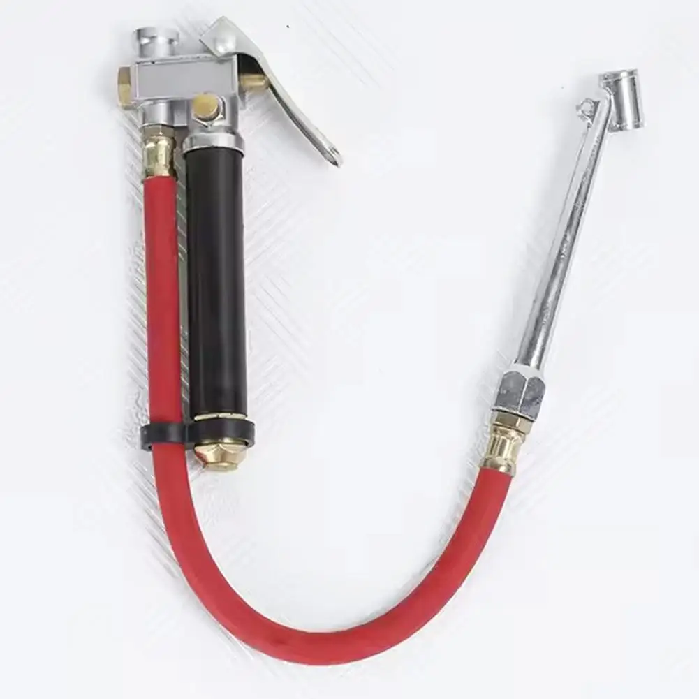 يده سيارة الهواء الإطارات الضغط حشو ملء نافخة الشاحنات الإطارات الهواء أداة دراجة نارية ضاغط أداة قياس السيارات خرطوم إصلاح P5E1 #2