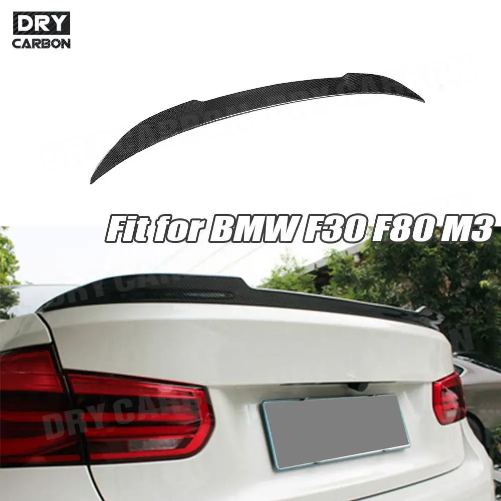 Car Rear Boot Spoiler For BMW 3 Series F30 F80 M3 Sedan 2012 2013 2014 2015 2016 2017 2018 Rear Trunk Wing Spoiler Accessories