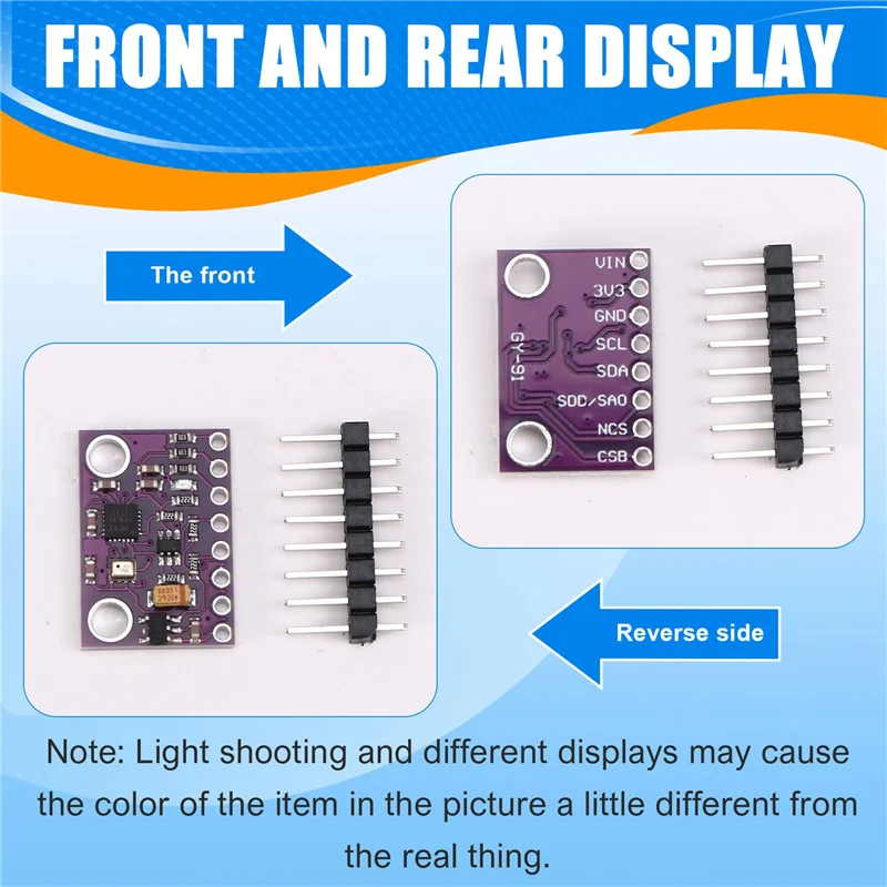 

Well Made-GY-91 MPU-9250/BMP280 10DOF Sensor Module SPI IIC Acceleration Gyroscope Compass 9-Axis Sensor Board Module