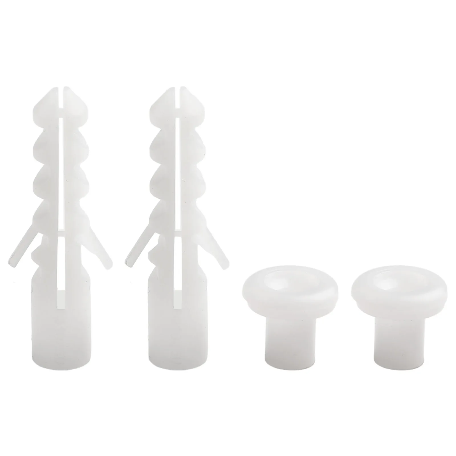Angled Floor Mounting Kit for WC Toilet Pan and Bidet with Screws and Covers for Stable Installation of For Semi Pedestal Basins