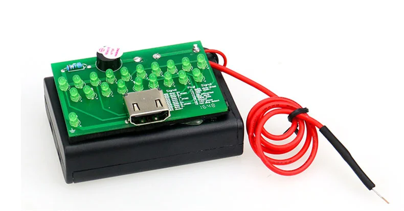 HDMI Cable Tester With Test Card Wire Sequence Check Detector DIY Electronic Maintenance Repair Tool