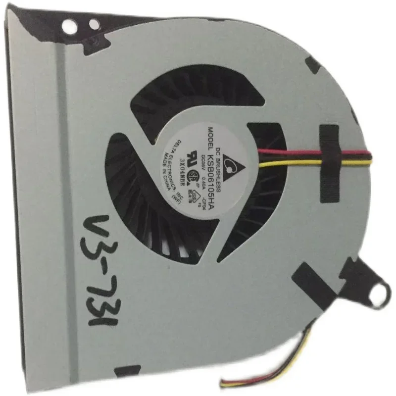 

Оригинальный вентилятор охлаждения процессора ноутбука, подходящий для Acer V3 V3-731 V3-731G V3-771 V3-771G, вентилятор для ноутбука KSB06105HA DFB 601205 M20T FBGP