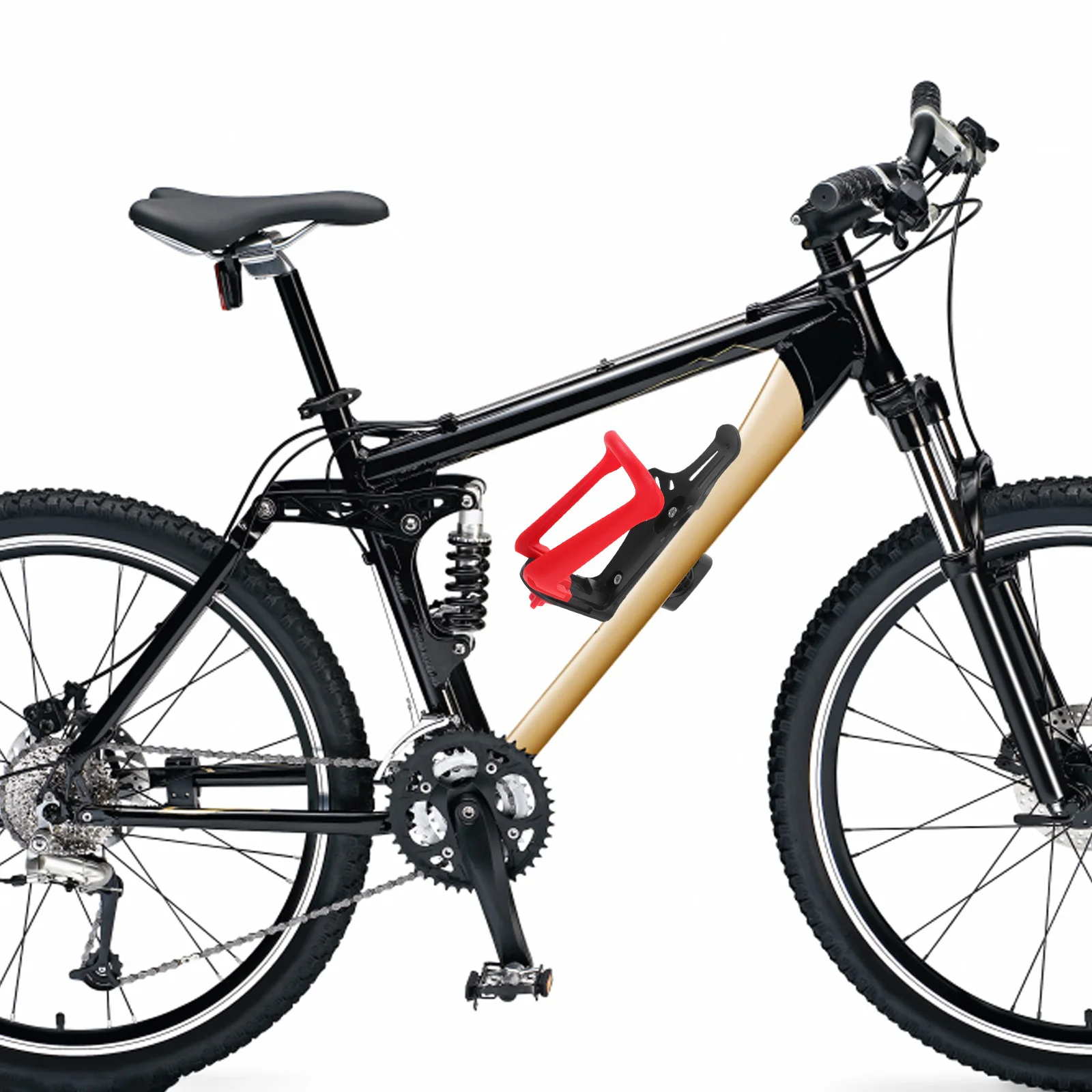 

Bike Water Bottle Holder Universal Motorcycle Cup Cage Sturdy Grip Lightweight Quick Install Cycling Accessories