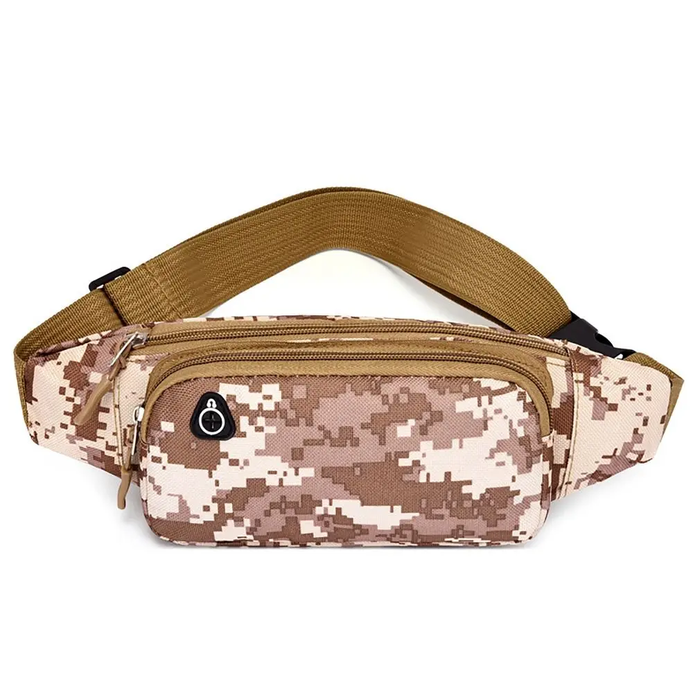 

Модный пояс с отверстием для наушников, водонепроницаемая поясная сумка из ткани Оксфорд, сумка через плечо унисекс