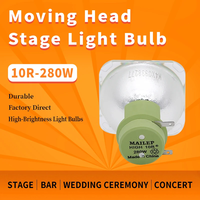 New mailepu  280W Mobile Head Beam Bulb 280W 10R sharpy bulb