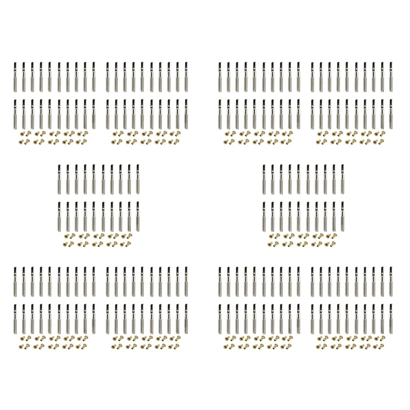 

ABVL-200 Pcs Lyre Harp Tuning Pin Nails With 200 Pcs Rivets Set For Lyre Harp Small Harp Musical Stringed Instrument