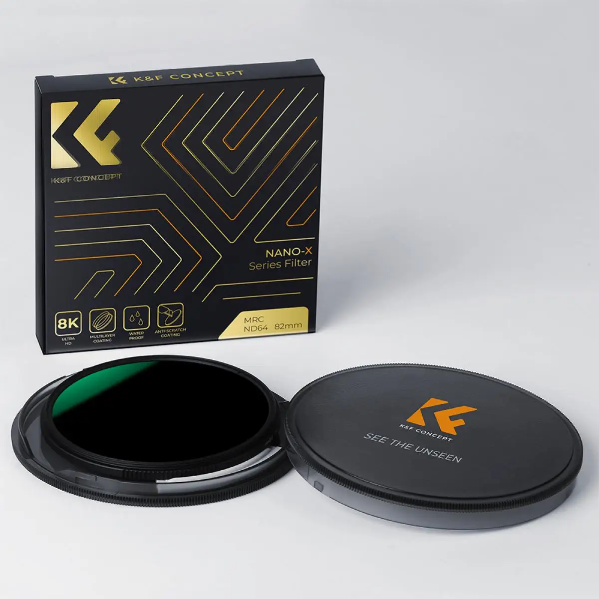 K&F Concept 67mm ND Filter Fixed ND64 77mm 58mm Multi-coated Japan Optical Glass NANO-X 49mm 52mm 55mm 82mm 62mm 72mm