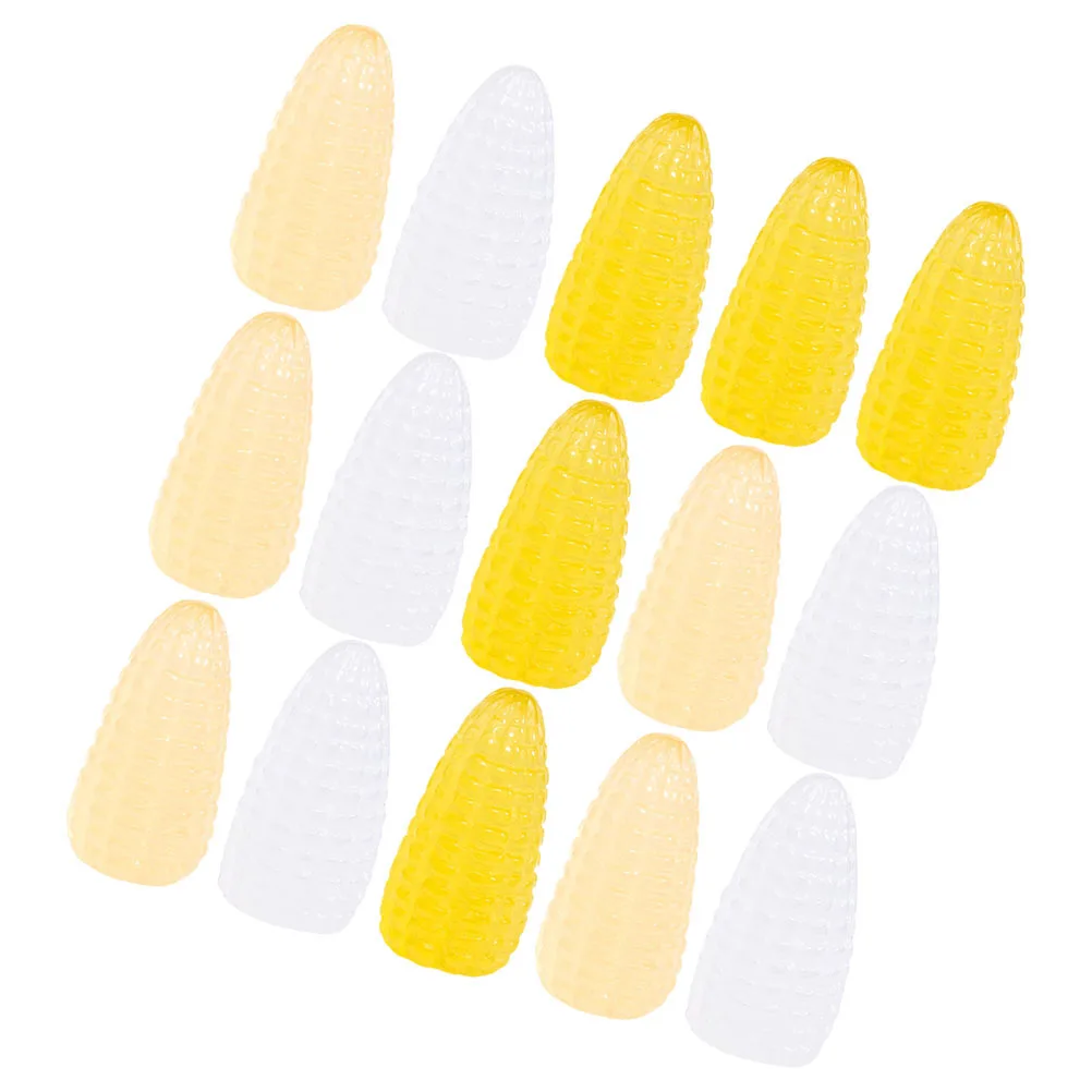 

15Pcs Resin Mini Corn Decor Micro Landscaping Adornments for Indoor Gardening Miniature Corn Figurine Mini Decor Figures