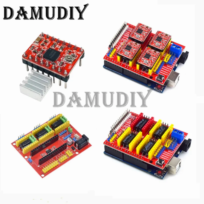 New CNC Shield V4 shield v3 Engraving Machine / 3D Printer / A4988 Driver Expansion Board for arduino Diy Kit