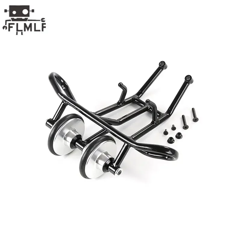 Rear Wheel Bar Wheelie Bar with Double Wheel Fit for 1/5 HPI ROVAN ROFUN KINGMOTOR BAJA 5B SS RC CAR PARTS