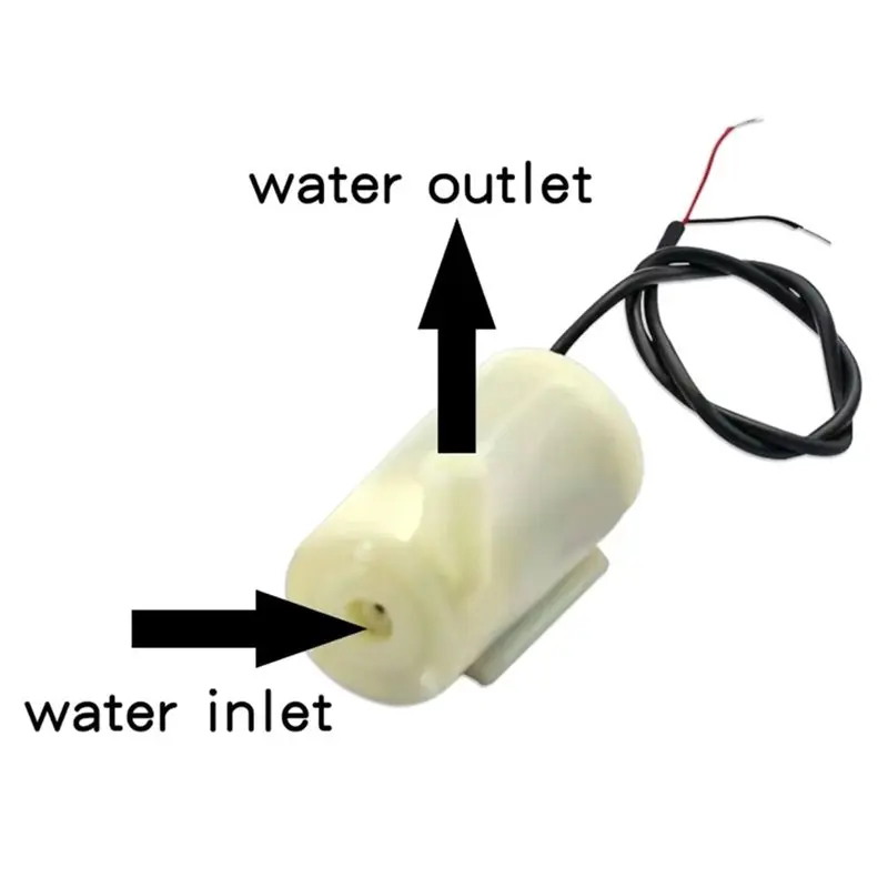 IALJ-For Small Experiment, Fish Tank Mini Water Pump Horizontal Submersible Pump
