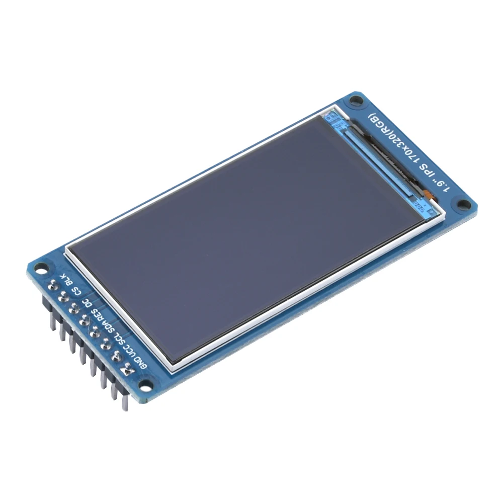 1.9 inch Full Color 170*320 SPI Full Color TFT LCD Display Module RGB 65K Color ST7789 IC Serial Port High-definition Screen
