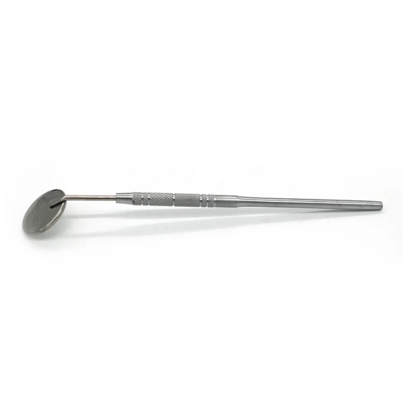 TJDent Stainless Steel Dental Mirror - alternate angle
