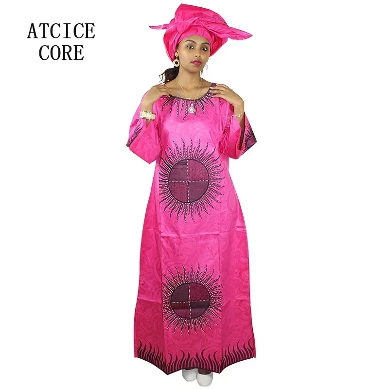 Vestidos africanos para mujer, Dashiki, Bazin Riche africano, ropa de diseño bordado, vestido de moda