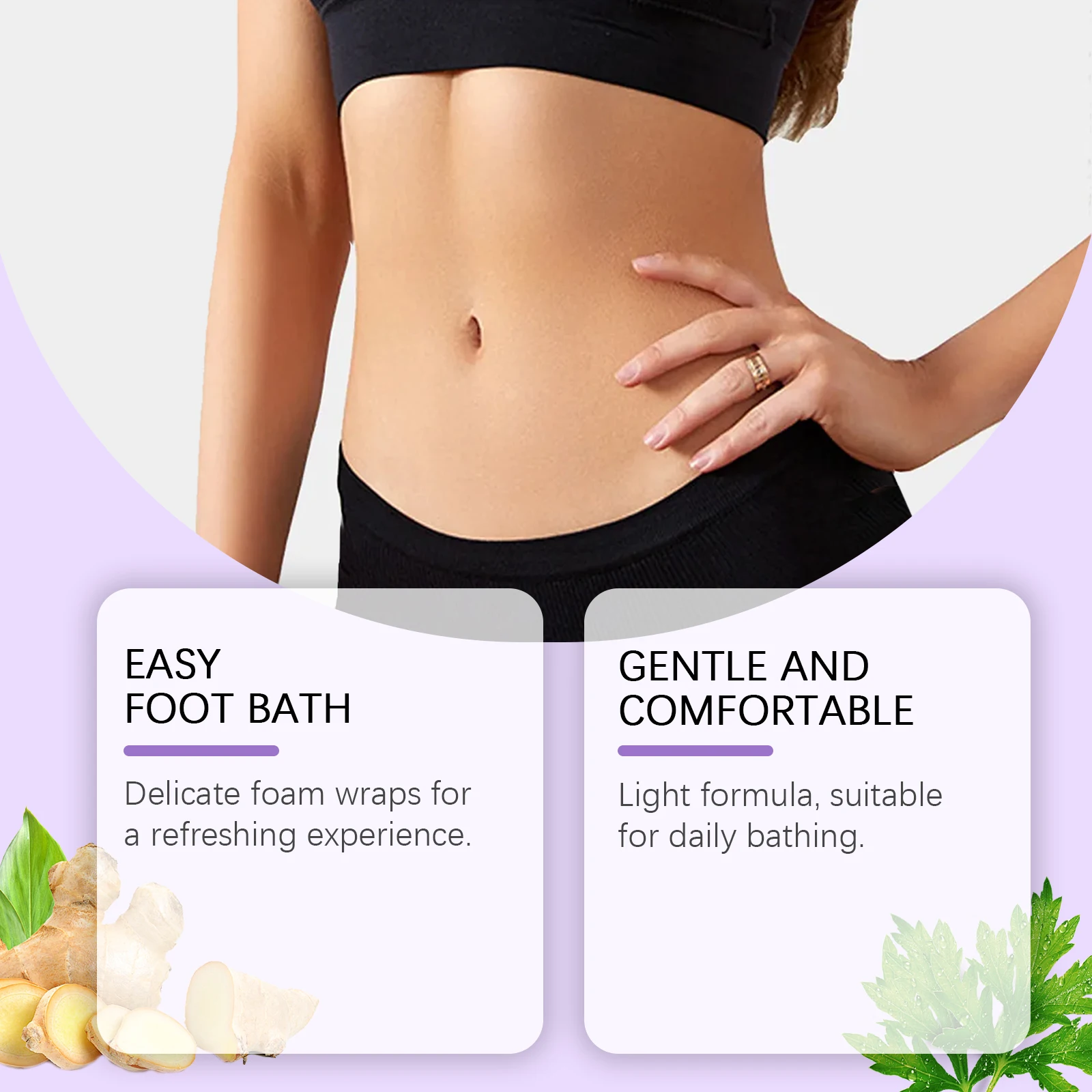 Body Detox Foot Bath Promote Lymphatic Drainage Improve Joint Discomfort Reduce Leg Pain Swelling Fat Burning Foot Soak Gel Bead - view 4