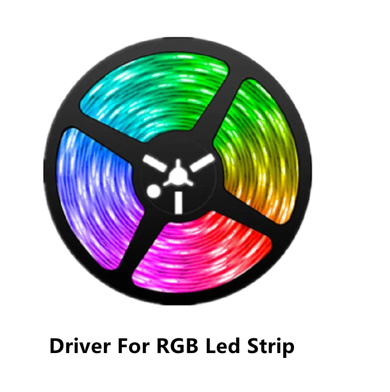 EU Plug Driver for RGB LED Strip Light AU US EN 5050 2835 Flexible LED Light Strip 10M 15M 20M 12V RGB LED Tape Set