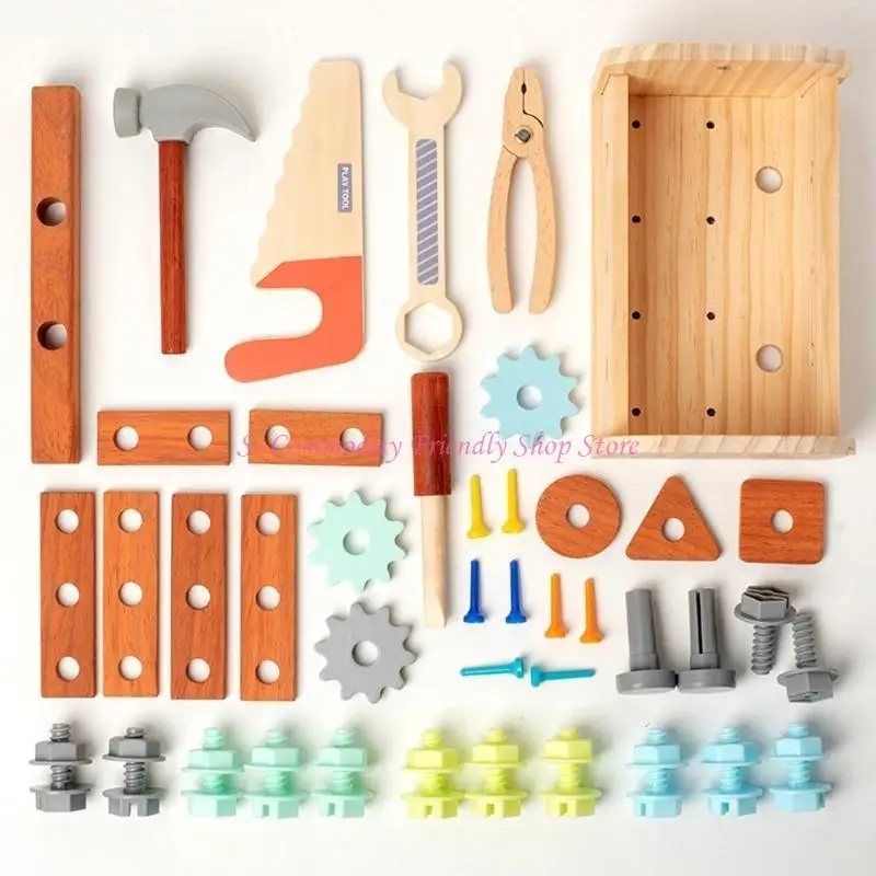 85AE DIY Children Multifunctional Screw Nut Combination Early Educational Toy Assembly Kids Hands-on Multi-Function