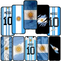 Argentina Flag 10 Football Cover Phone Casing for Motorola Moto E32 G22 G9 G30 G50 G60 G51 G52 G41 G42 G71 E7 G100 G10 G20 Case