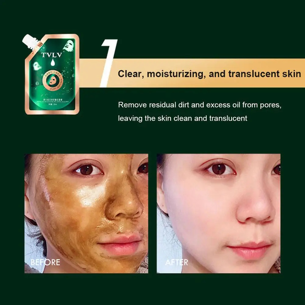 Masker Pengelupas Baru Anti Penuaan Anti Kerut Minyak Pelembab Pemutih Komedo Dalam Masker Pembersih Air Mata Kontrol Wajah G9U5