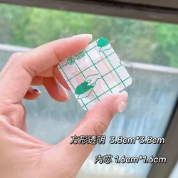 30pcs Transparent Waterproof Breathable First Aid Kit Plasters Pads for Cuts , 3.8*3.8CM Multipurpose Foot Blister Protection