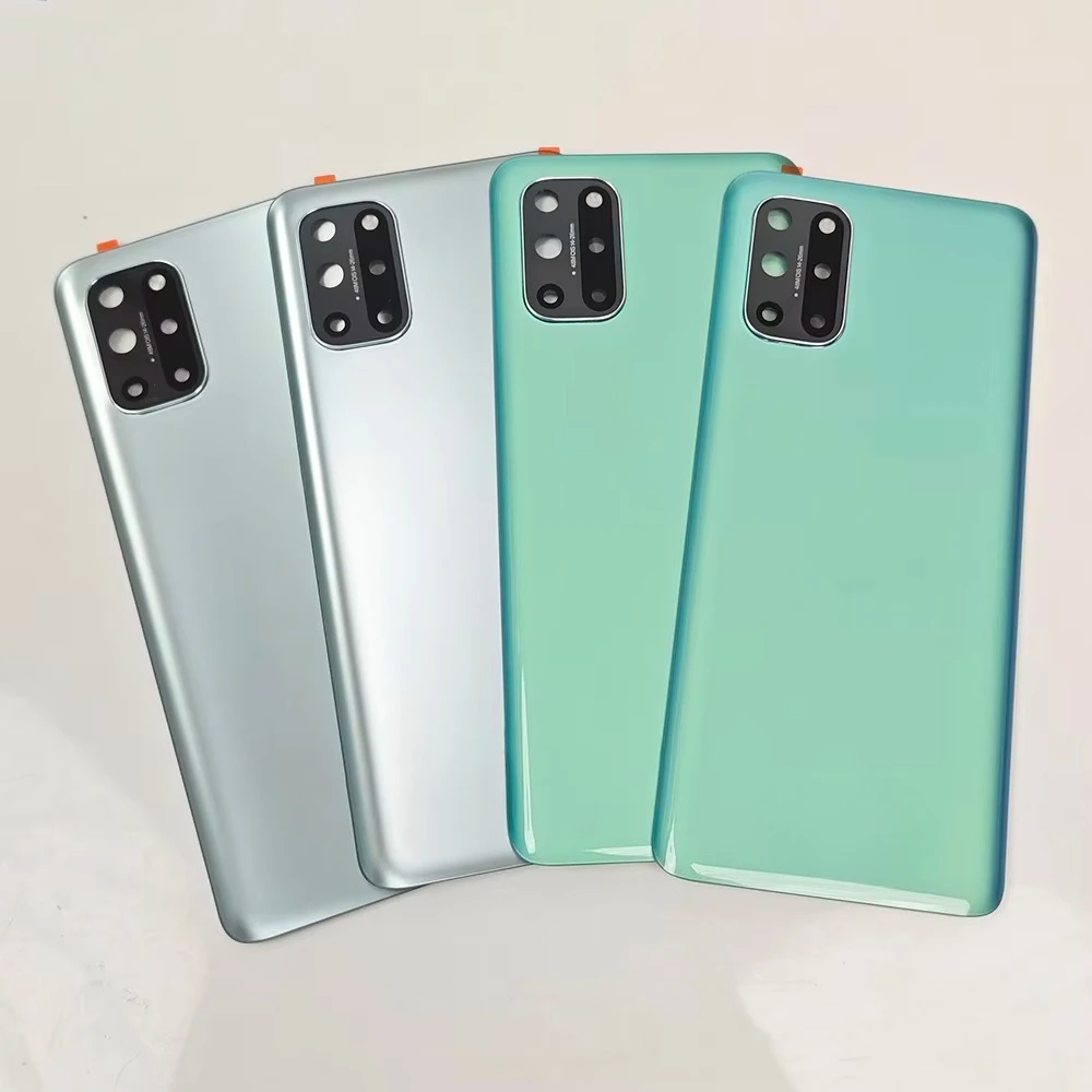 A+++ For OnePlus 8T Back Glass Cover For OnePlus 8T+ 5G Back Door Replacement Battery Case, Rear Housing Cover +Adhesive +Lens