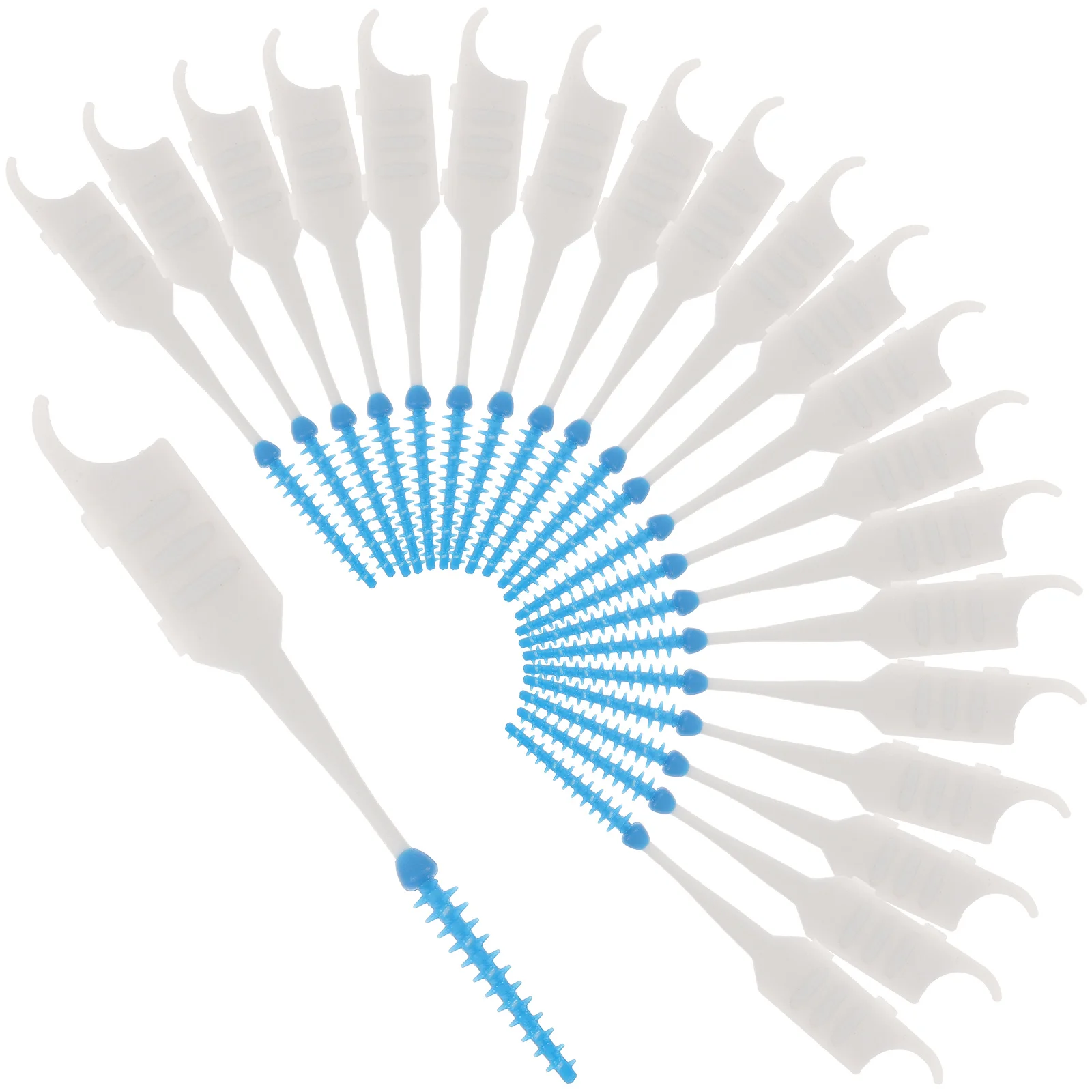 200 قطعة خيط تنظيف الأسنان يختار سيليكون بين الأسنان فرش لإزالة البلاك فجوات الأسنان النظيفة أدوات العناية بالفم الخيط المسواك #1