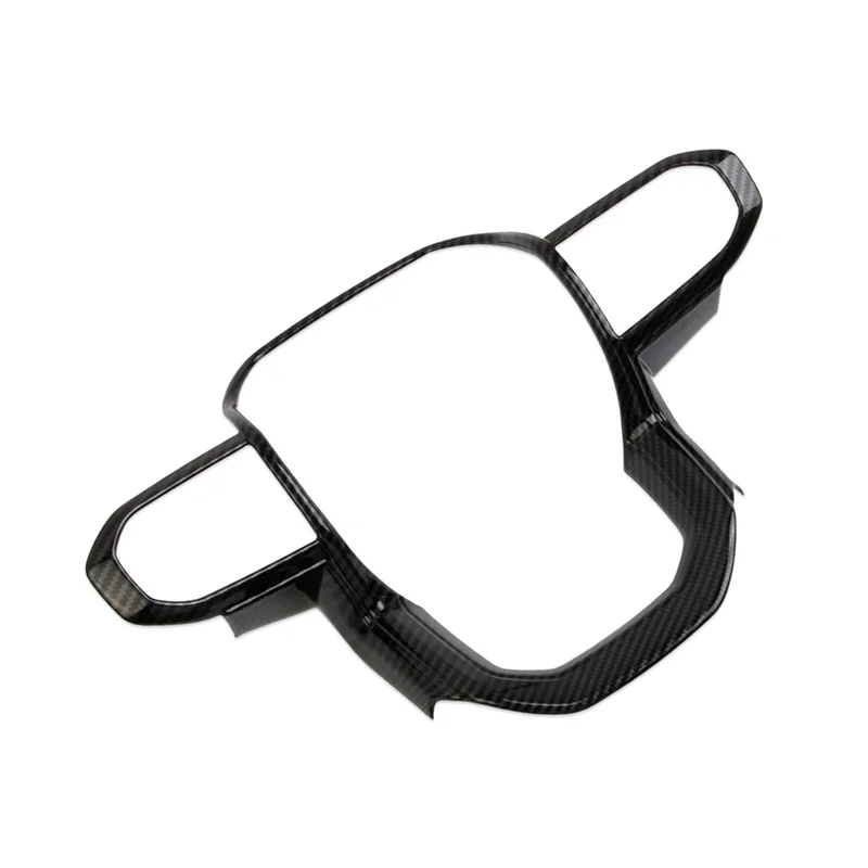 

For Colorado GMC Canyon 2023-2024 ABS Carbon Fiber Car Steering Wheel Trim Accessories